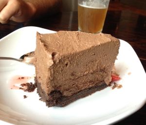 chocolate mousse cake from Postbellum! at Postbellum in Richmond