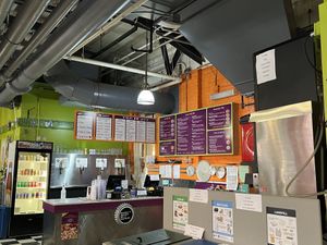 Order counter  at Infinitus Pie in Denver