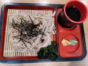 Buckwheat noodle at Teng Bespoke Vegetarian Restaurant - 藤 in Central Singapore