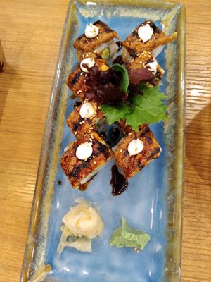 Unagi maki at Teng Bespoke Vegetarian Restaurant - 藤 in Central Singapore