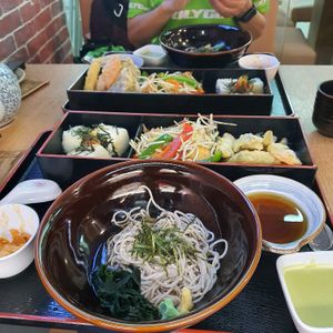 Iso soba set $20 at Teng Bespoke Vegetarian Restaurant - 藤 in Central Singapore