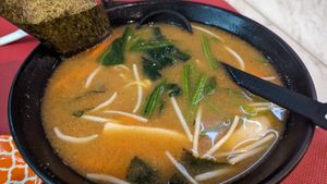 Spicy ramen 4/5 at Teng Bespoke Vegetarian Restaurant - 藤 in Central Singapore