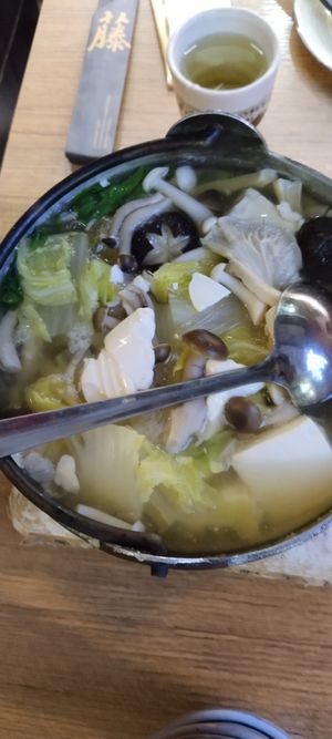 Tofu with 5 kind veg hotpot $17 at Teng Bespoke Vegetarian Restaurant - 藤 in Central Singapore