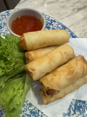 Spring rolls   at Teng Bespoke Vegetarian Restaurant - 藤 in Central Singapore