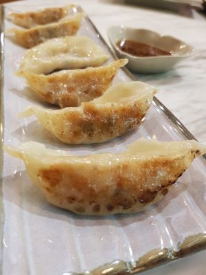 Japanese Gyoza at Teng Bespoke Vegetarian Restaurant - 藤 in Central Singapore