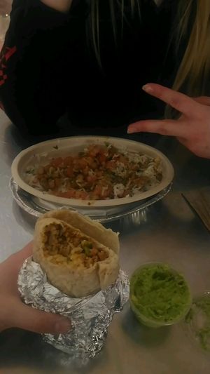 soffritas burrito and veggie bowl  at Chipotle in Las Vegas