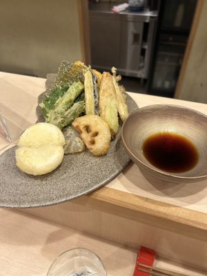   at Tempura Asakusa Sakura in Tokyo