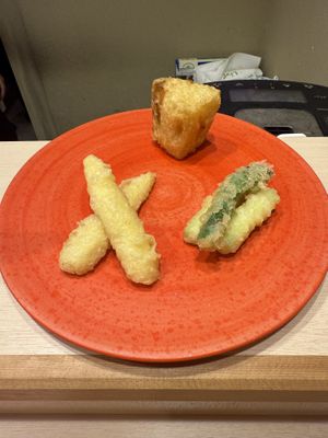   at Tempura Asakusa Sakura in Tokyo