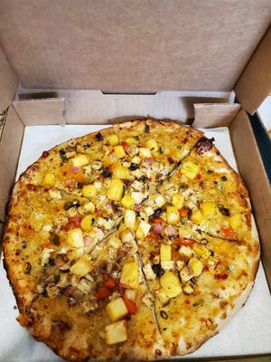 Vegan Fire Breathing Dragon with jerk tofu at Pizza Luce - Downtown in Minneapolis