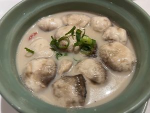 Tom kha hed coconut soup  at Thai Tho in South West London