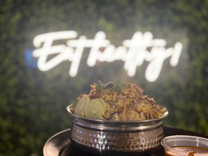 Unchicken biryani rating 5 star at Go with Vegan in Jaipur