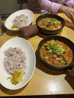 Vegan curry  at Cocoro in Hakone