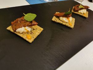 Complimentary starter at La Casina di Alice in Livorno