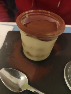 Tiramisù vegan at La Casina di Alice in Livorno