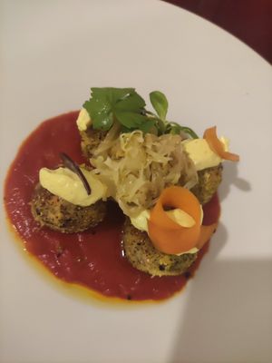 Polpette di lenticchie at La Casina di Alice in Livorno