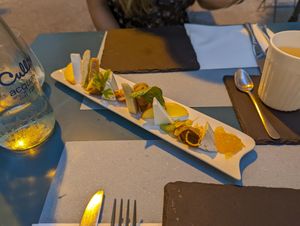 Vegan cheese plate at La Casina di Alice in Livorno