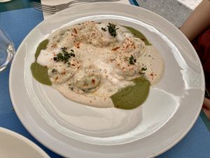 Ravioli di Nicotta  at La Casina di Alice in Livorno
