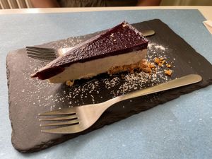 Vegan Cheesecake    at La Casina di Alice in Livorno