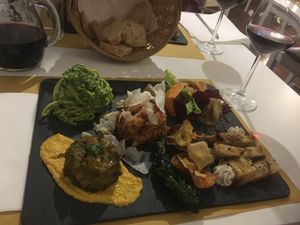 Repas découverte du midi... à craquer!!!  at La Casina di Alice in Livorno