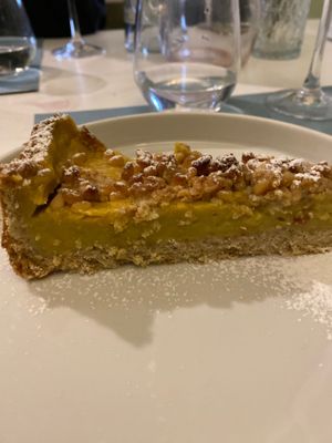 Torta della nonna  at La Casina di Alice in Livorno