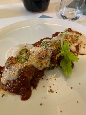 Paccheri at La Casina di Alice in Livorno