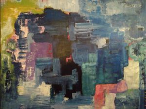 Beautiful paintings at La Casina di Alice in Livorno