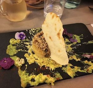 Sformato di verdure con granella di nocciole  at La Casina di Alice in Livorno