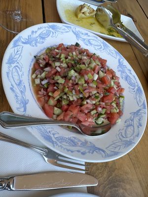Vegan mezze  at Sait Restaurant in Bodrum