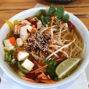 Pho (very hot!) at Mono in Glasgow