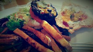 lunch at mono at Mono in Glasgow