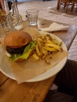 Burger at Mono in Glasgow