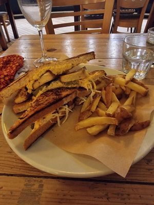 Reuben sandwich at Mono in Glasgow