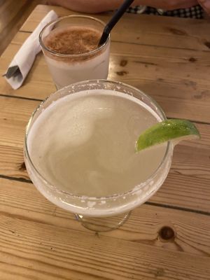 White Russian and kumquat margarita at Mono in Glasgow