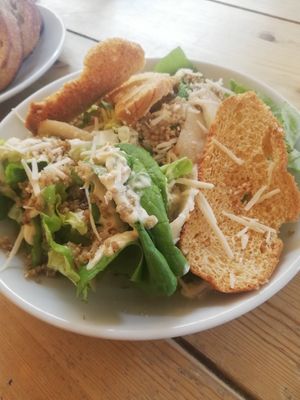 Caeser salad at Mono in Glasgow