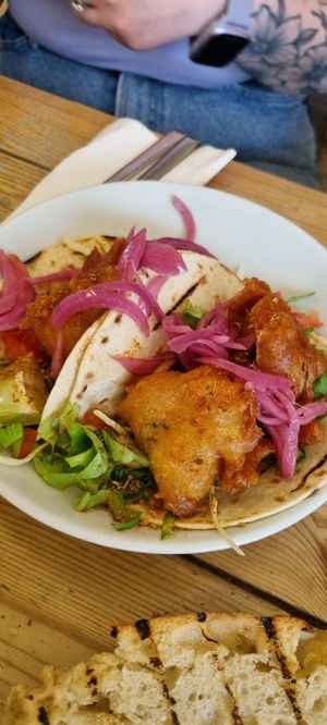 Tofish tacos at Mono in Glasgow