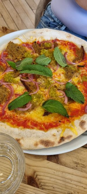 Pizza at Mono in Glasgow