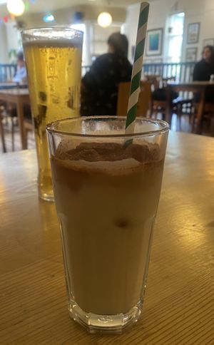 Oat milk White Russian   at Mono in Glasgow