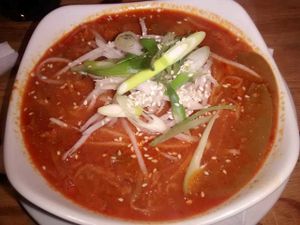 Kimchi jiigae (special) at Mono in Glasgow