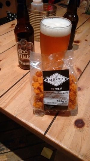 snacks at Mono in Glasgow