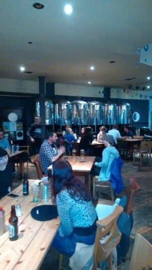 bar at Mono in Glasgow