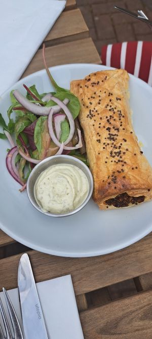 Haggis roll at Mono in Glasgow