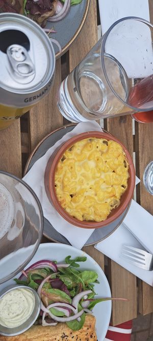 Mini mac and cheese at Mono in Glasgow