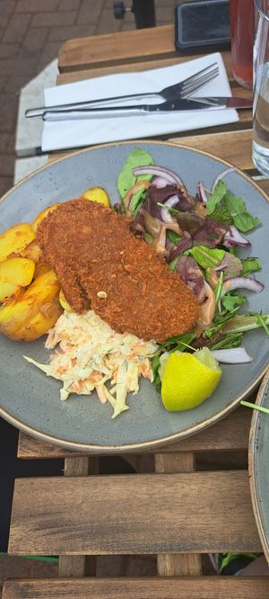 Schnitzel at Mono in Glasgow