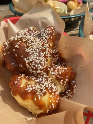 Cauliflower wings   at Mono in Glasgow