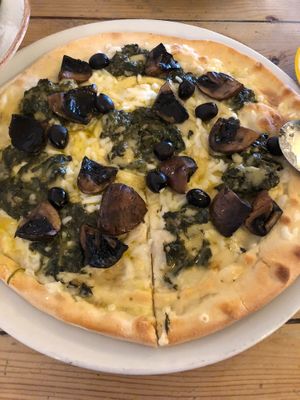 Not on the menu, but a custom pizza they made for me! at Mono in Glasgow