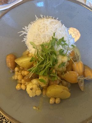 Goan curry  at Mono in Glasgow