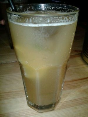 Homemade ginger beer at Mono in Glasgow
