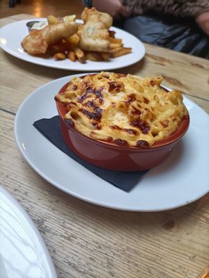 Mac n cheese at Mono in Glasgow