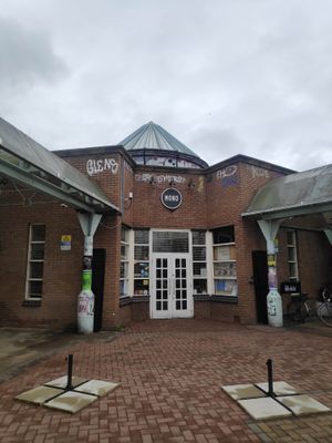 From outside at Mono in Glasgow