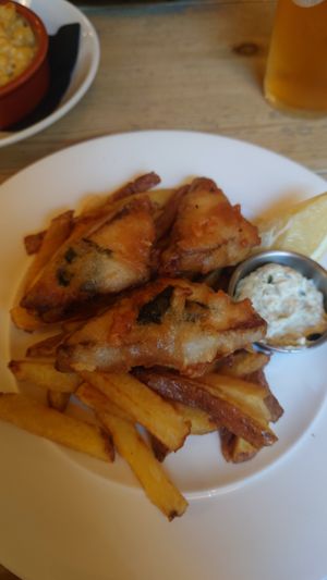 Tofish and chips at Mono in Glasgow